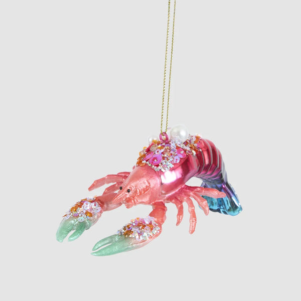Carnival Shimmer Lobster Decoration | Florabelle