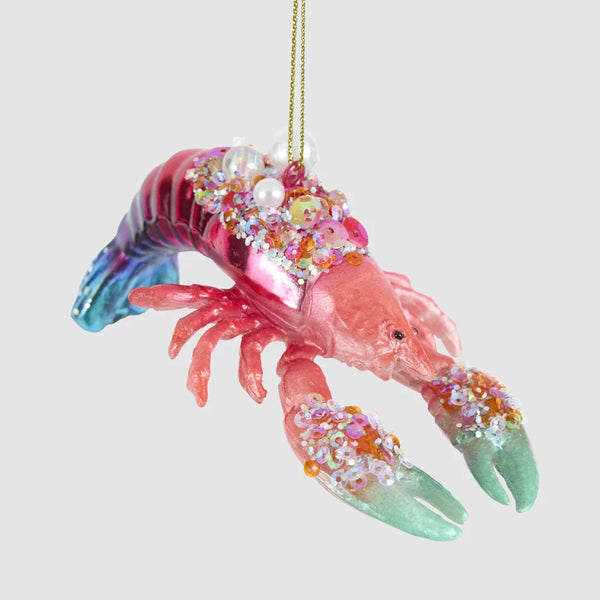 Carnival Shimmer Lobster Decoration | Florabelle