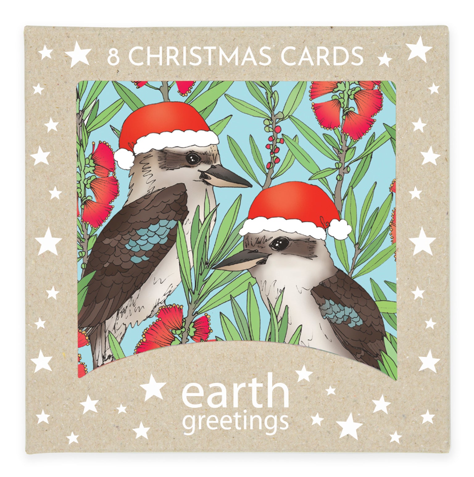 Boxed Christmas Card | Earth Greetings | JOLLY KOOKABURRAS