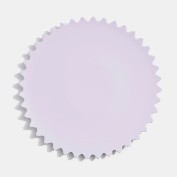 Ceramic Zigzag Plater | Lilac | Fazeek