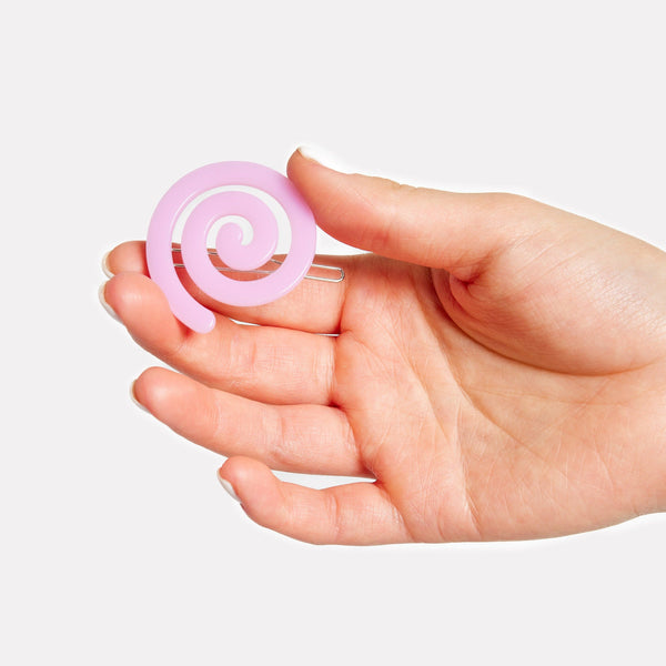 Spiral Clip in Lilac | Chunks