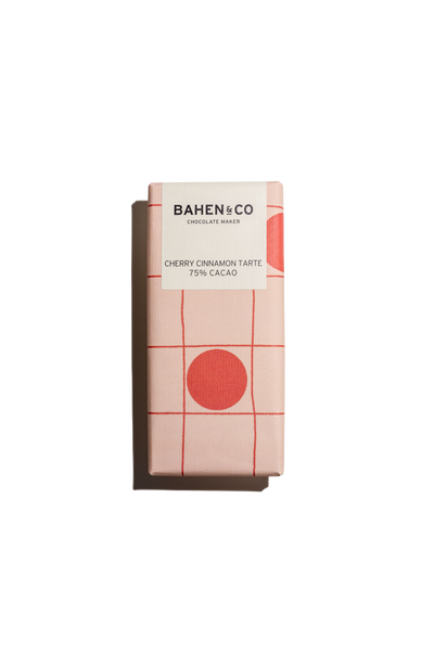 Cherry & Cinnamon Tarte Chocolate Bar | Bahen & Co