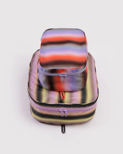 Baggu | Packing Cube Set | Gradient Stripes