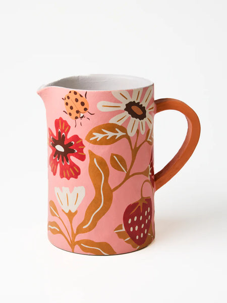 MEADOW JUG PINK | Jones & Co