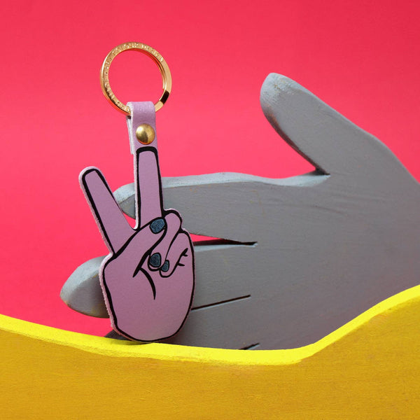 Peace Sign Key Fob | Ark Colour Design