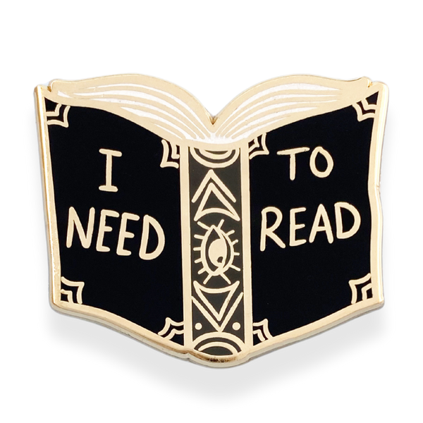 I Need To Read Lapel Pin | Jubly-Umph