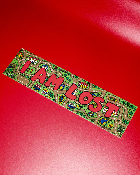 I Am Lost Bumper Sticker | Odd Hand Co