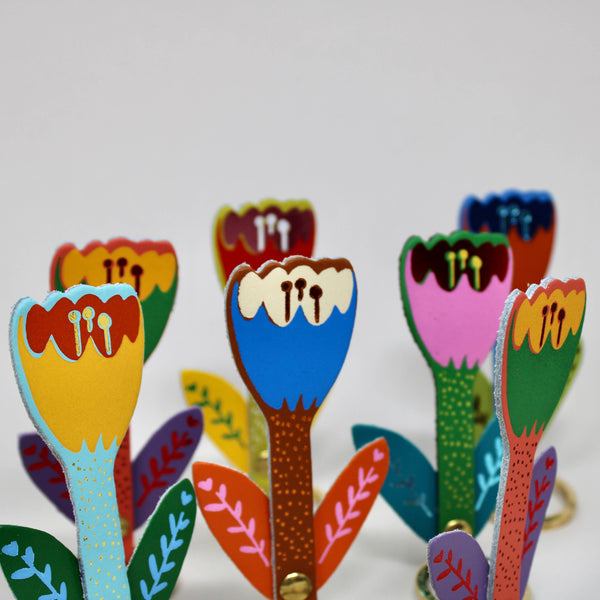 Tulip Flower Key Fob | Ark Colour Design