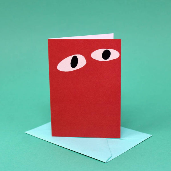 Googly Eye Mini Greetings Card | Ark Colour Design