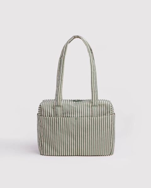 Baggu | Everyday Cloud Bag | Sage Stripe