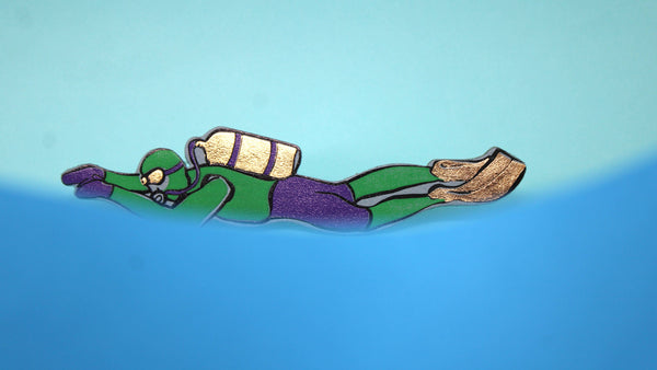 Scuba Diver Bookmark | Ark Colour Design