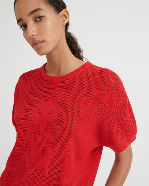 ARIEL TOP - Poppy Red | Kowtow
