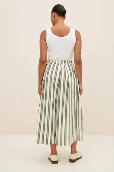 Athena Pant | Kowtow | Forest Stripe