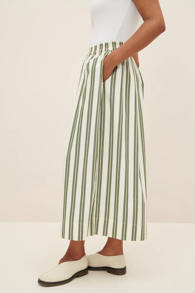 Athena Pant | Kowtow | Forest Stripe