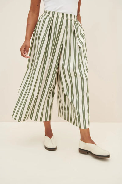 Athena Pant | Kowtow | Forest Stripe