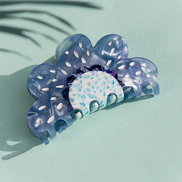 Blue Flower Claw | Kingston Jewellery