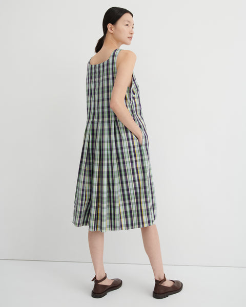AUTHOR DRESS - Violet Check | Kowtow