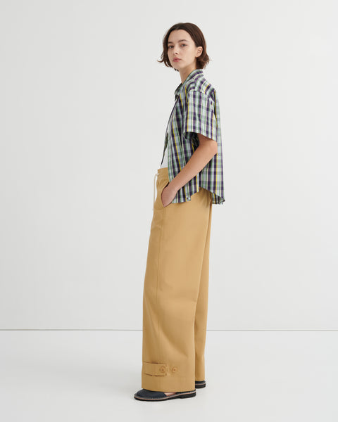AUTHOR SHIRT - Violet Check | Kowtow