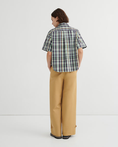 AUTHOR SHIRT - Violet Check | Kowtow