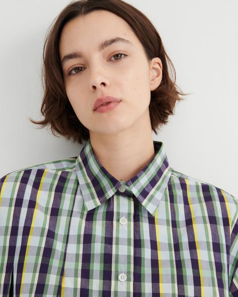 AUTHOR SHIRT - Violet Check | Kowtow
