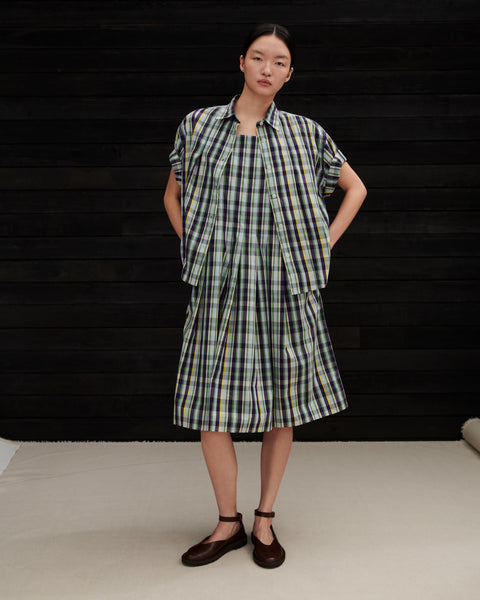 AUTHOR SHIRT - Violet Check | Kowtow