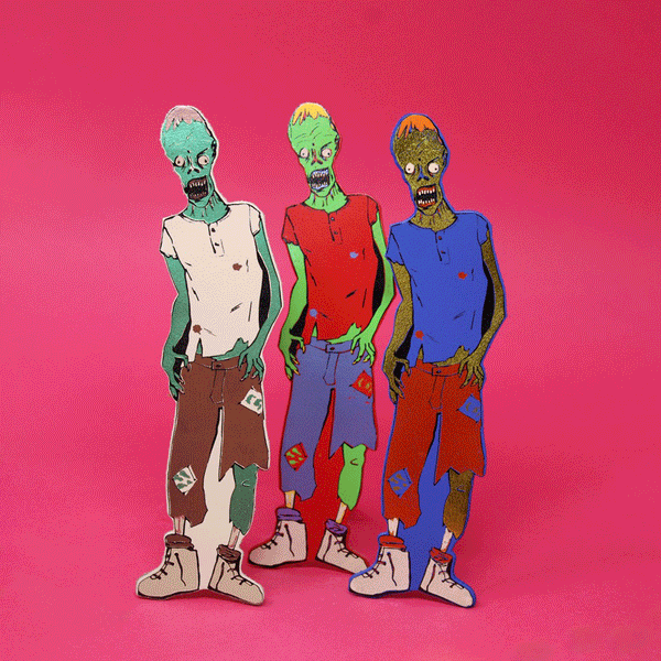 Zombie Bookmark | Ark Colour Design