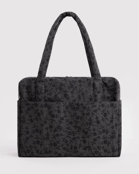 Baggu | Cloud Carry-on | Charcoal Ditsy Floral