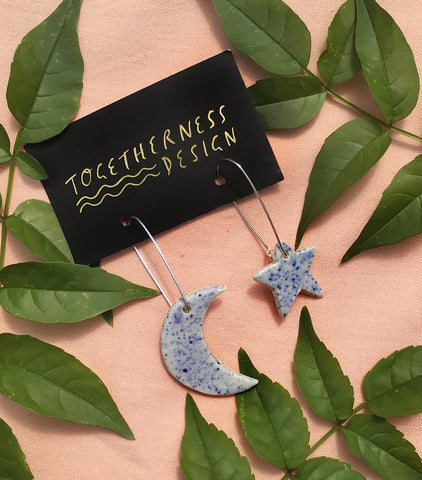 Everyday Earrings - Moon & Star | Togetherness