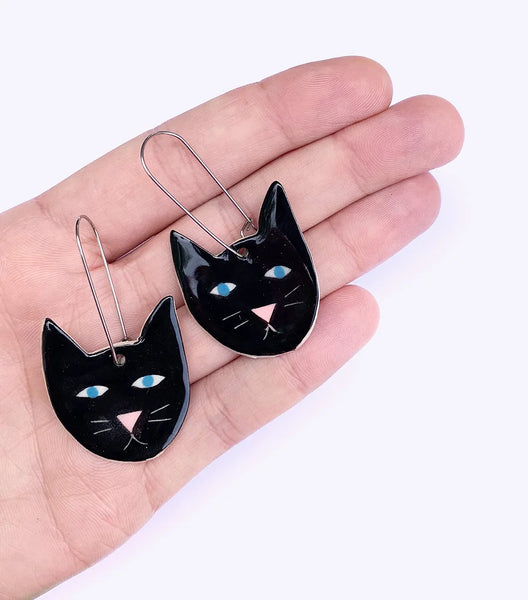 Everyday Earrings - Lucky Black Cat | Togetherness