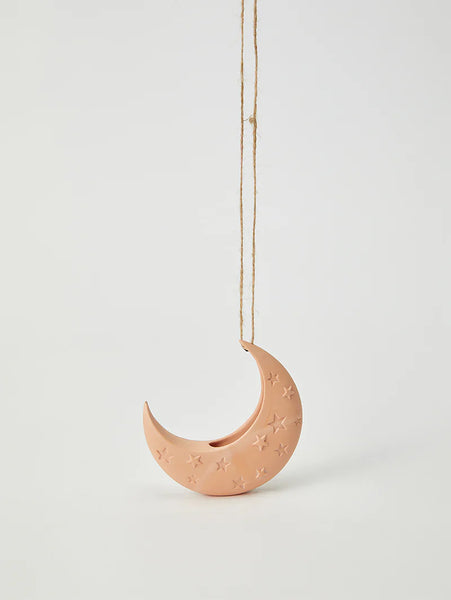 LUNA CLAY HANGING VASE | Jones and Co.