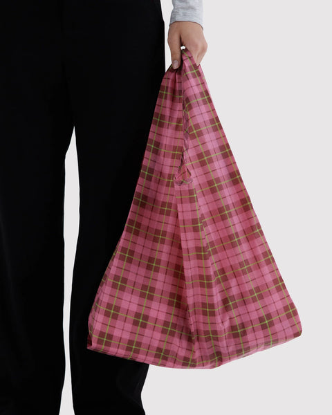 Baggu | Standard | Azalea Pink Tartan