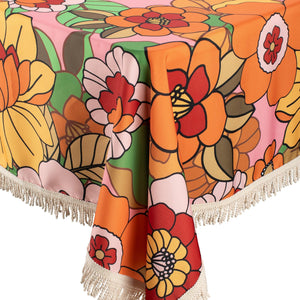 Fringed Tablecloth - Betty Blooms | Kollab