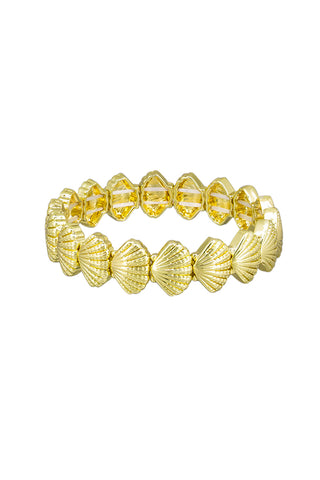 Gold Sea Shell Bracelet | Tiger Tree