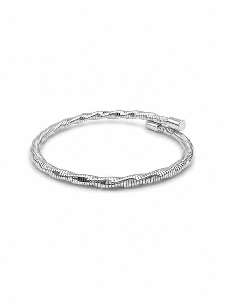 Silver Twisted Wrap Bracelet  | Tiger Tree