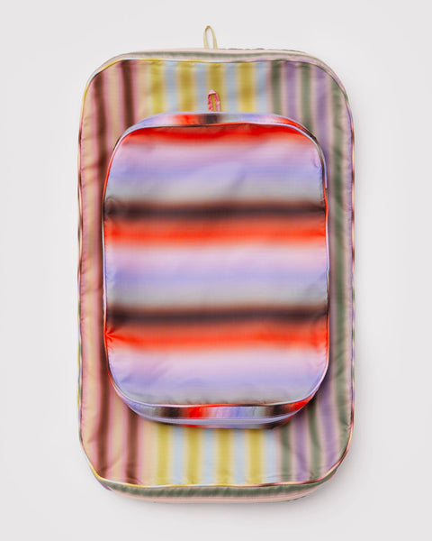 Baggu | Large Packing Cube Set | Gradient Stripes