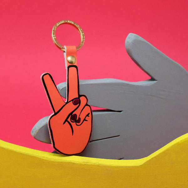 Peace Sign Key Fob | Ark Colour Design