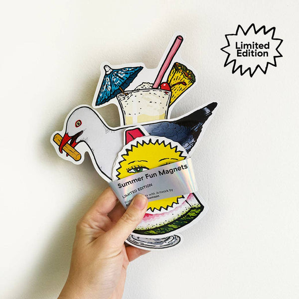 Summer Fun Magnets | Billie Justice Thomson
