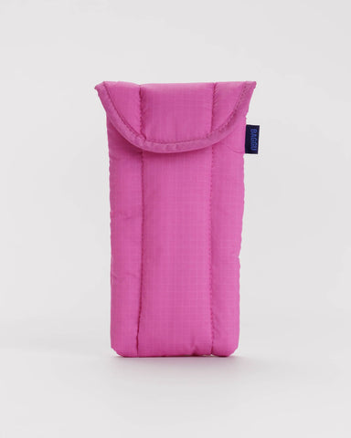 Baggu | Puffy Glasses Sleeve | Extra Pink