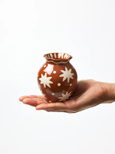 PALOMA VASE STAR TERRA | Jones & Co