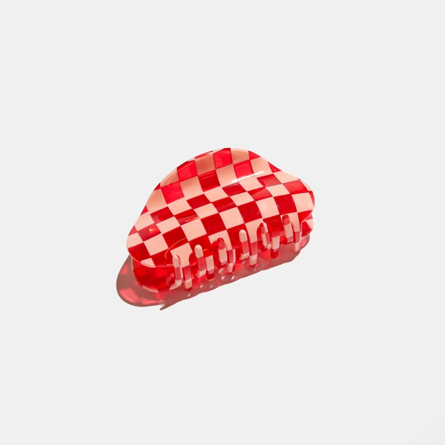 Checker Claw in Peach/Red | Chunks