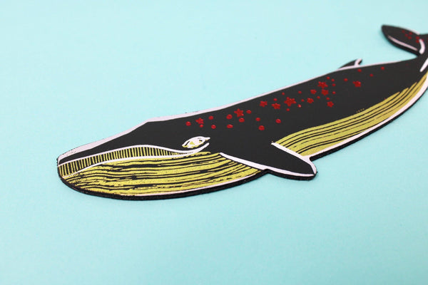 Whale 'Sail with Me' Bookmark | Ark Colour Design