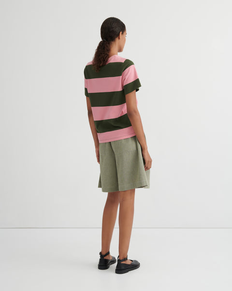 CLASSIC TEE - Begonia Stripe | Kowtow