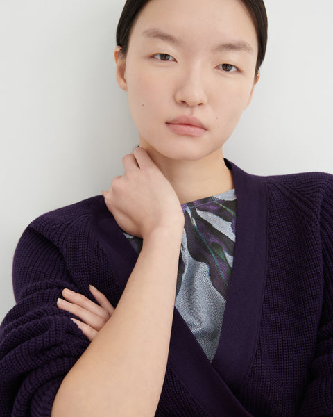 COMPOSURE CARDIGAN - Dahlia | Kowtow