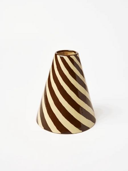 JESTER VASE CHOCOLATE SWIRL  | Jones & Co