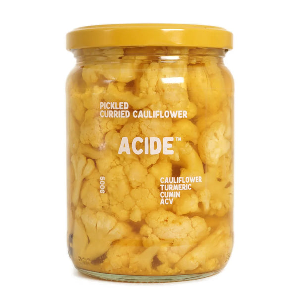 Pickled Curried Cauliflower 500G | Acide