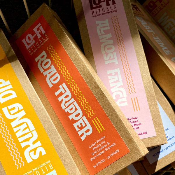 ROAD TRIPPER | Incense | Cedar, Smoky Floral, Leather, Amber | Lo-Fi Rituals