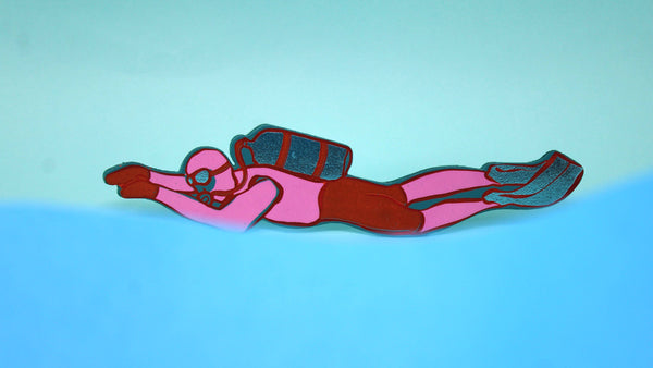Scuba Diver Bookmark | Ark Colour Design