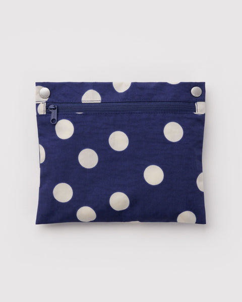 Baggu | Cloud Bag | Navy and Cream Polka Dot