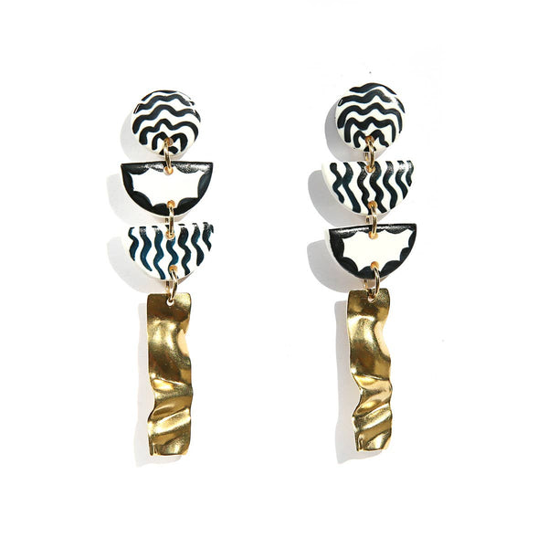 Painted Swiggle Earring | Kingston Jewellery