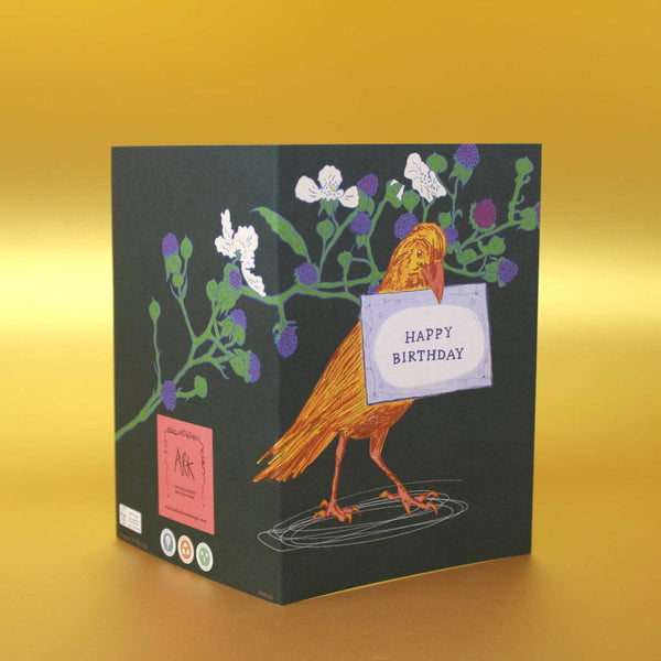 Happy Birthday Bird A6 Greetings Card | Ark Colour Design